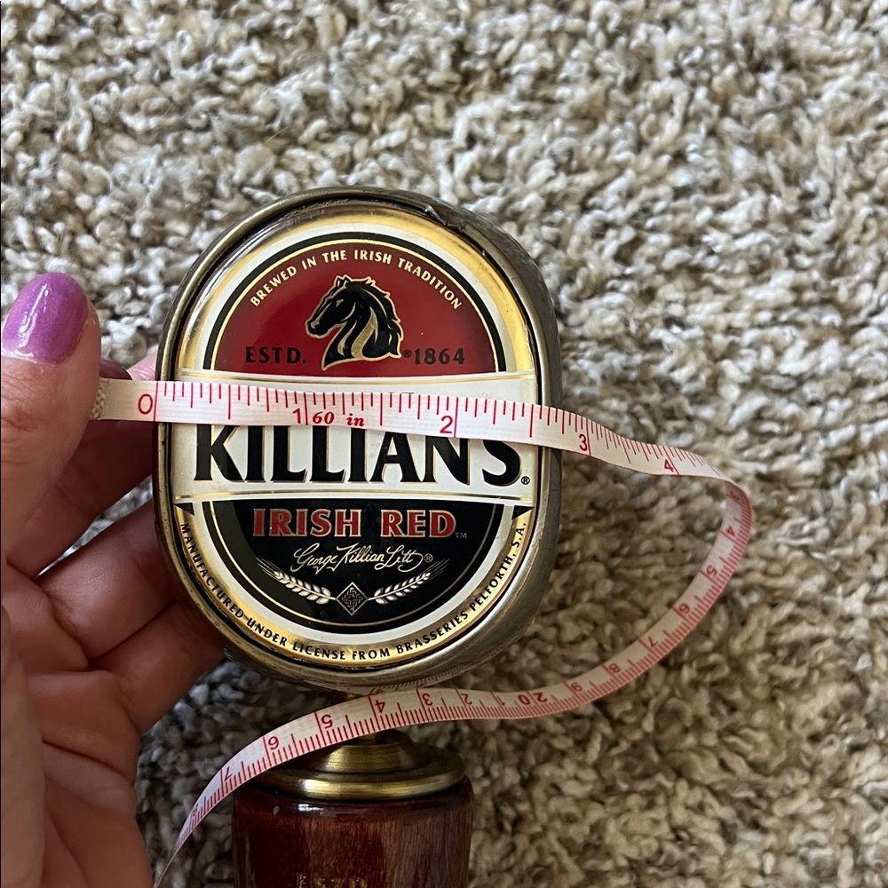 George Killian’s Irish Red Beer Tap Handle 3 sided - Picture 11 of 11